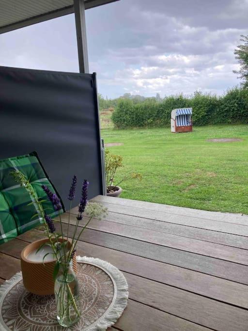 Ferienwohnung Nr. 1 Terrasse Bodden Kanu Bootssteg Zudar Dış mekan fotoğraf